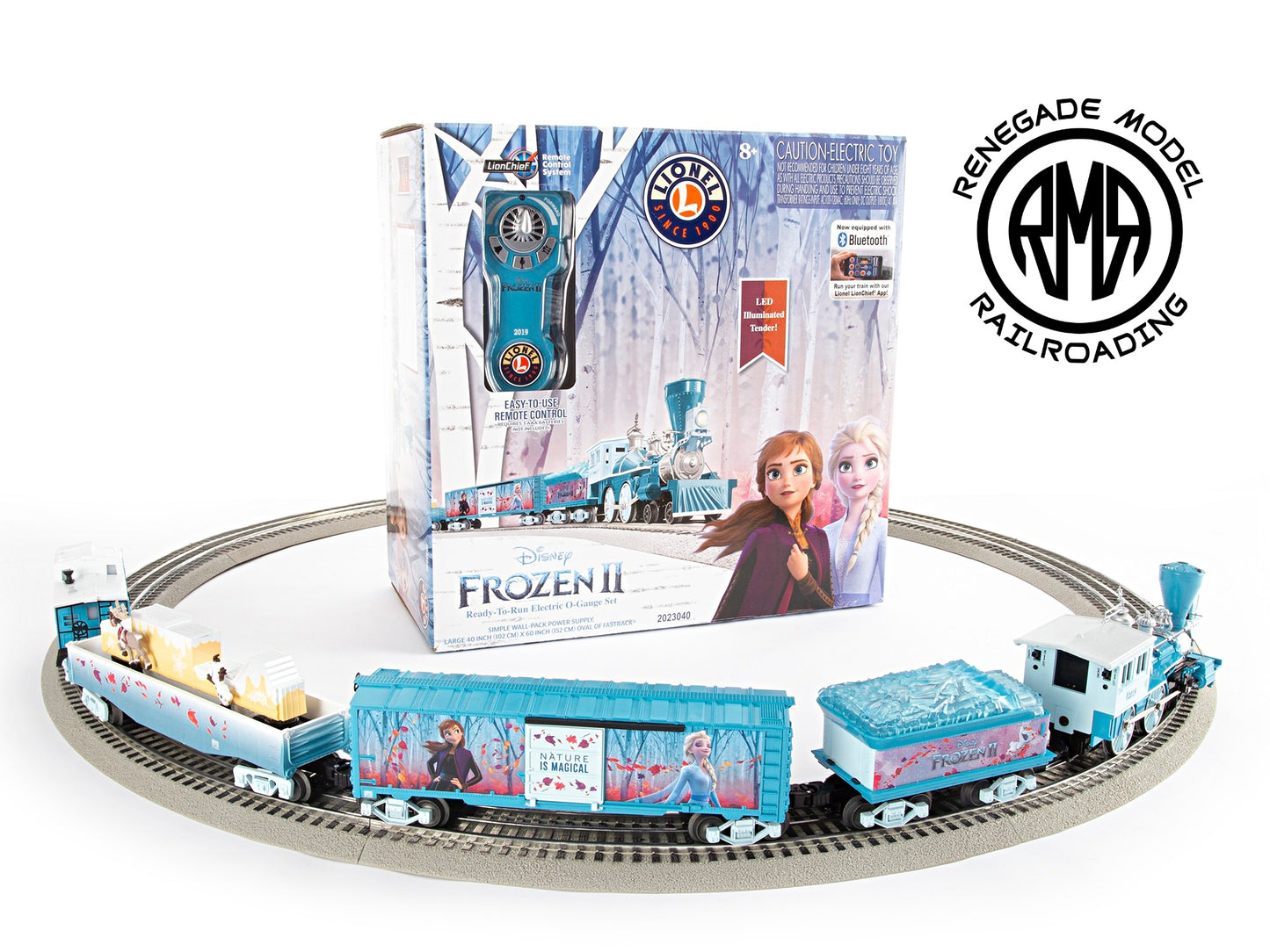 Lionel 2023040 O Scale Disney Frozen 2 LionChief Set