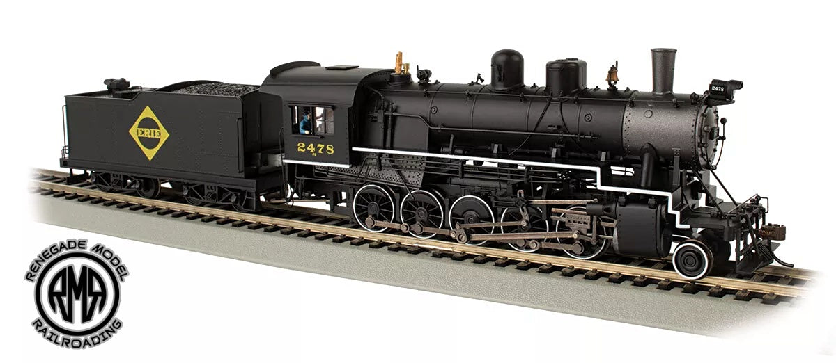 Bachmann 85402 HO Scale Erie 2-10-0 Decapod Steam Locomotive DCC WowSound #2478