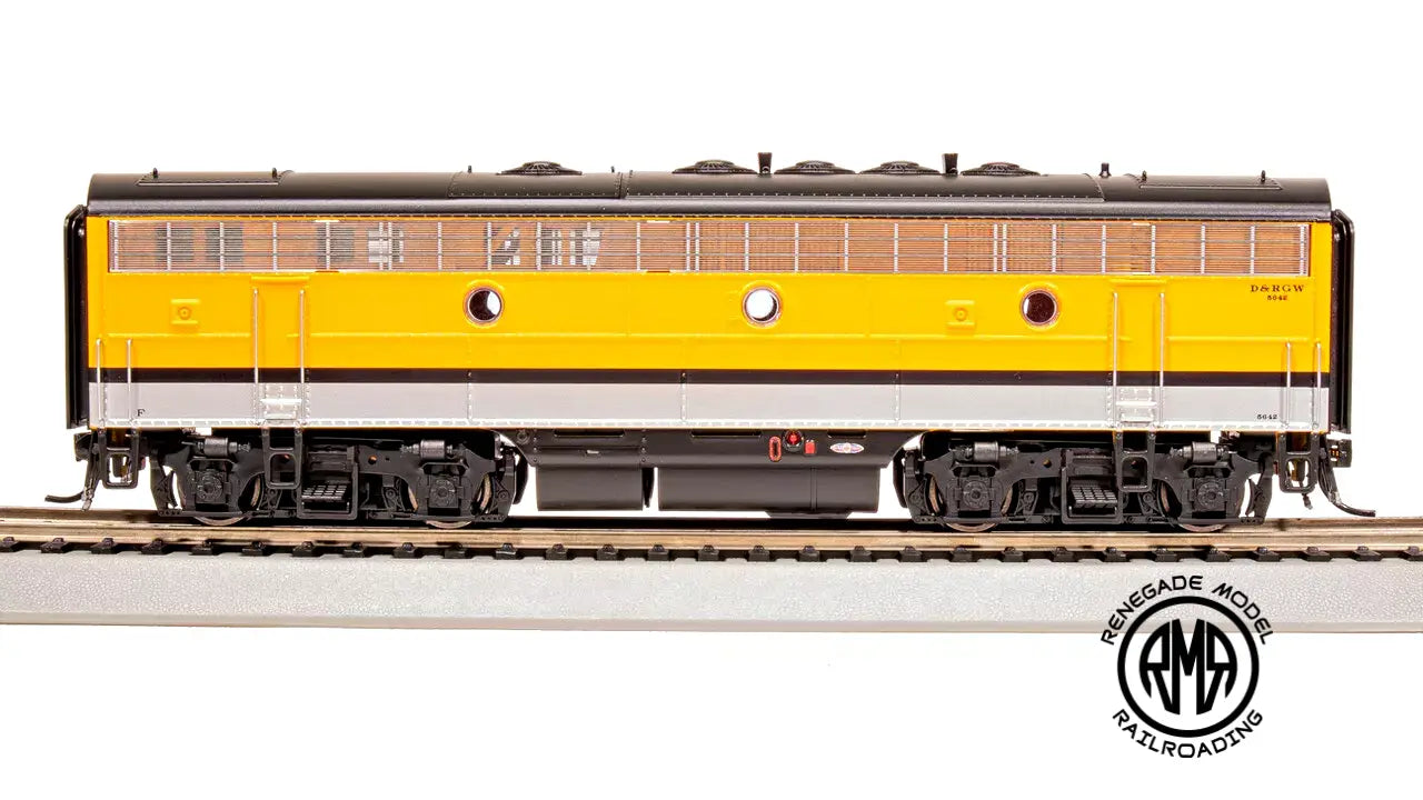 Broadway Limited 8204 HO Scale DRGW EMD F7B Single Stripe Scheme #5643