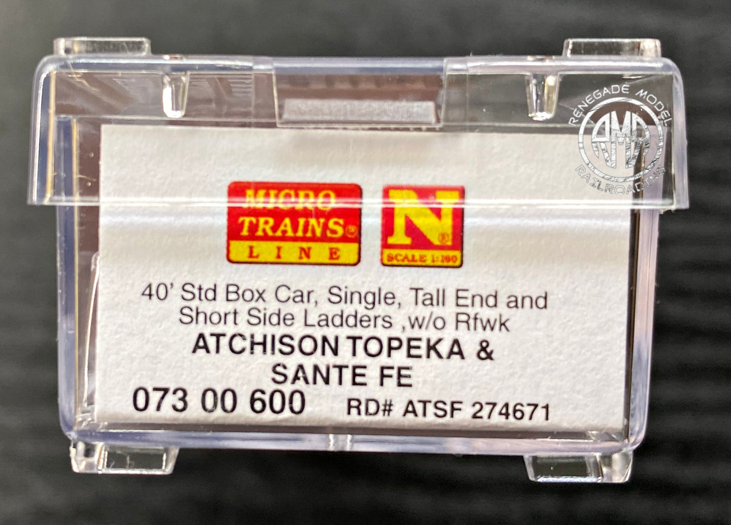 Micro Trains N 07300600 40' Single Door Box Car ATSF 274671