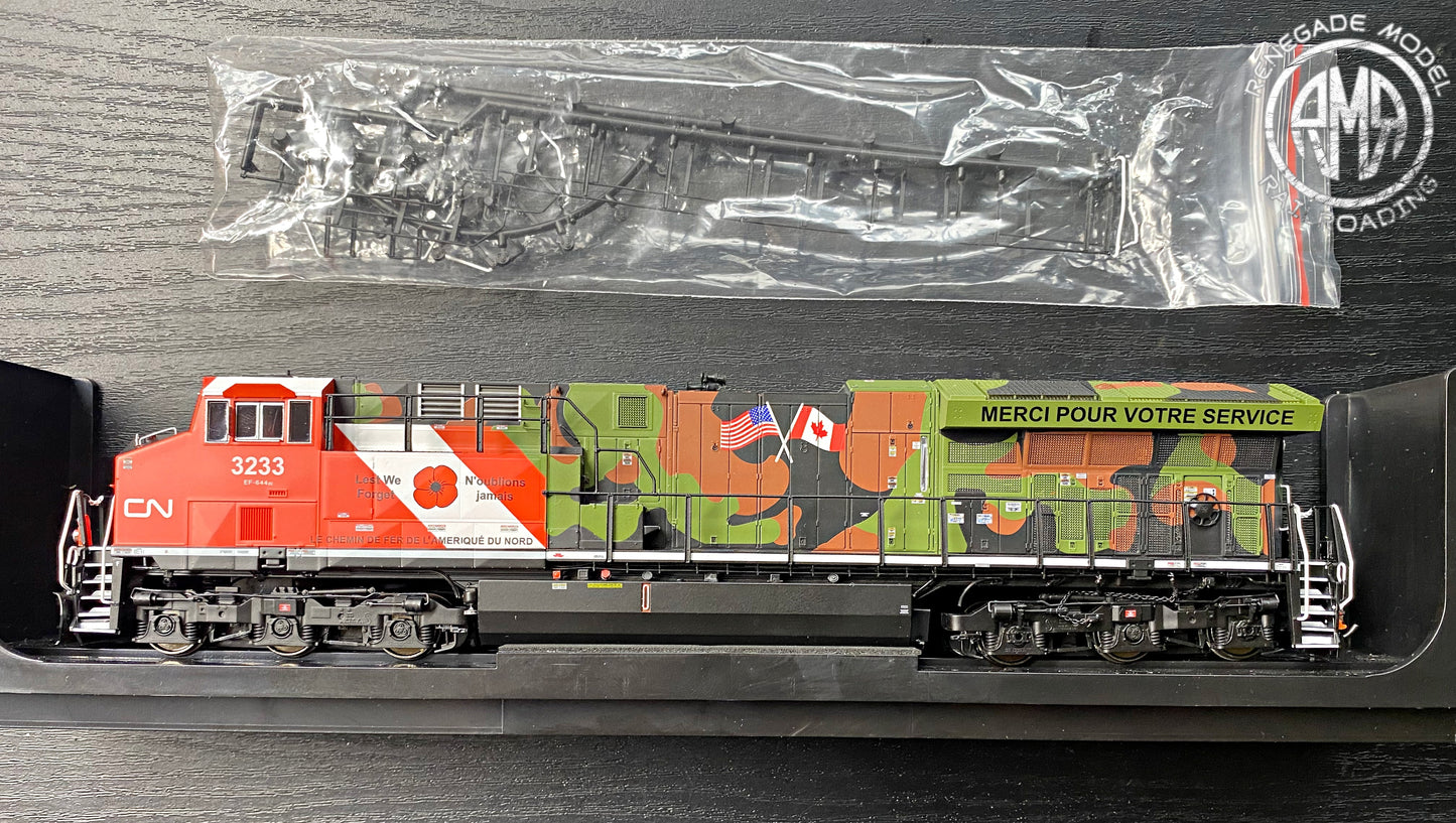 Intermountain 497109S-02 HO CN Veteran #3233 GE ET44AC Locomotive DCC Sound