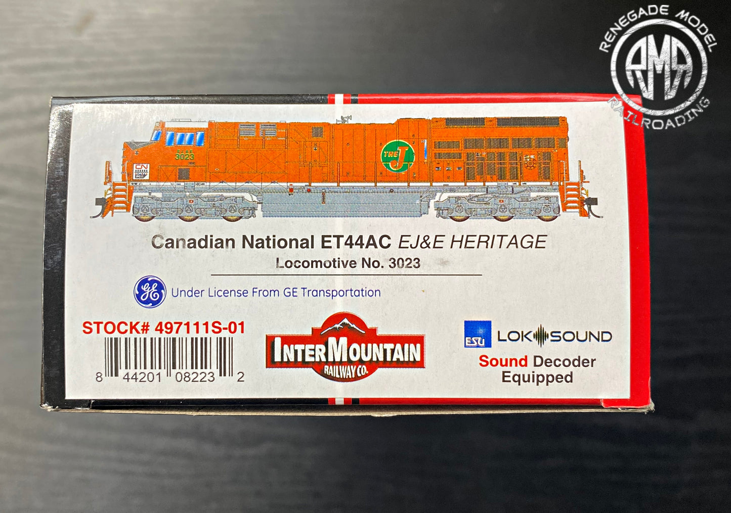 Intermountain 497111S-01 HO CN EJ&E Heritage GE ET44AC Locomotive DCC Sound