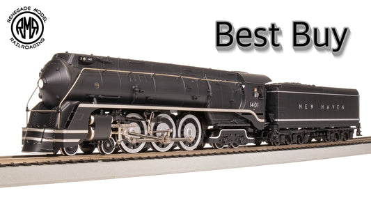 Broadway Limited 7870 HO Haven I5 #1401 Mcginnis Paragon 4 Sound DC DCC Smoke Block Letters