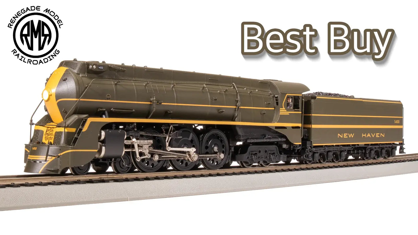 Broadway Limited 7876 HO Haven I5 #1400 Mcginnis Paragon 4 Sound DC DCC Smoke Green