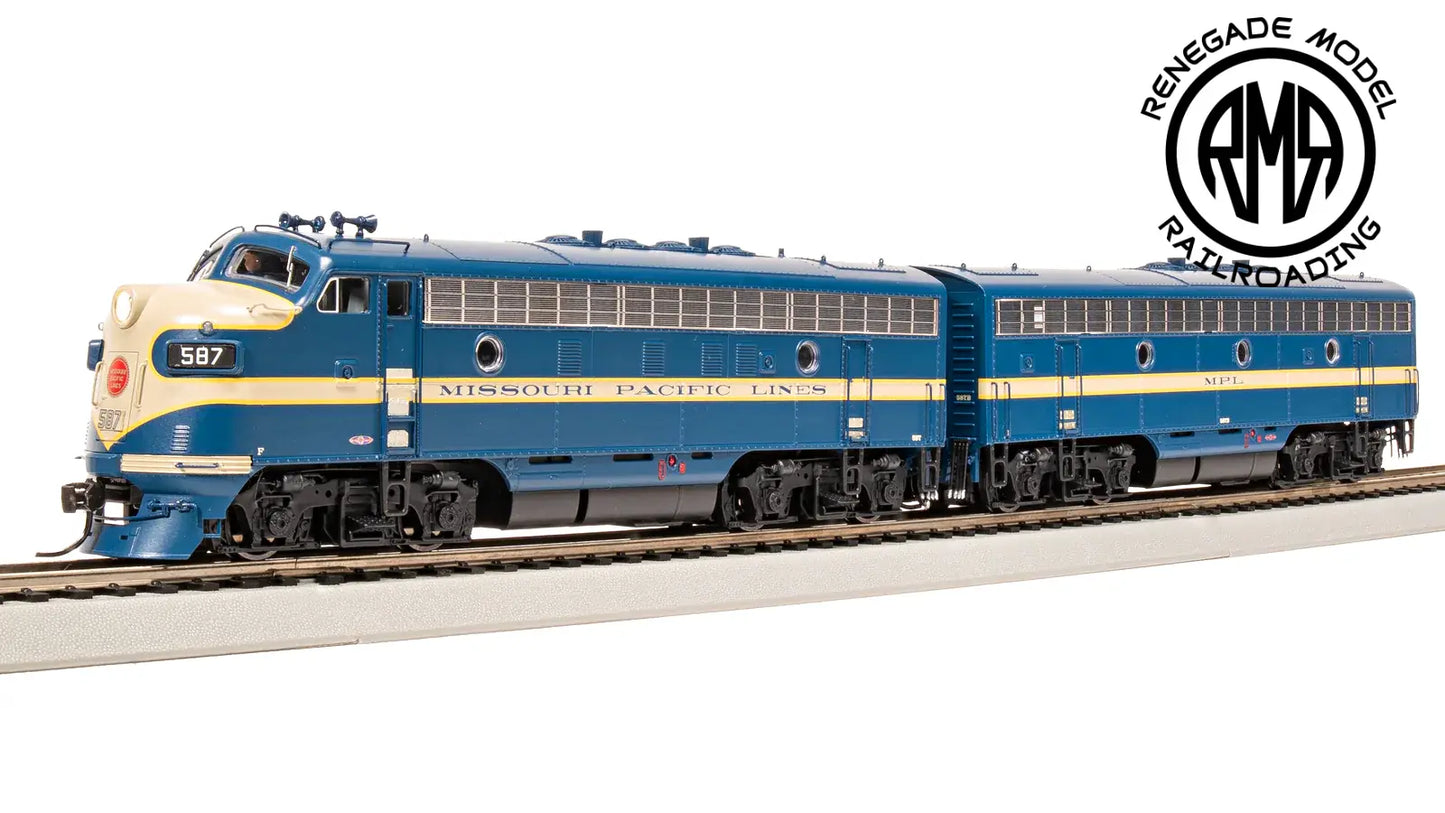 Broadway Limited 8194 HO Missouri Pacific EMD F7 A/B Eagle Scheme 587/587B