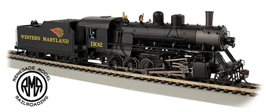 Bachmann 85404 HO Scale WM #1102 2-10-0 Decapod Locomotive DCC WowSound