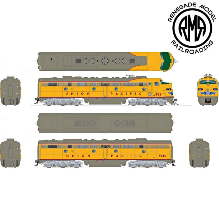 Rapido DCC Sound Lok Sound 5 HO Scale UP Emd E8A+E8B #938