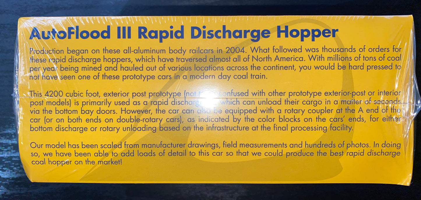 Rapido N AutoFlood III RD Coal Hopper UP/CMO 6 pack 538028 Silver
