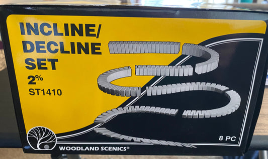 Woodland Scenics 2% Incline/Decline Set 8 WOOST1410 Train Scenery Non Scale