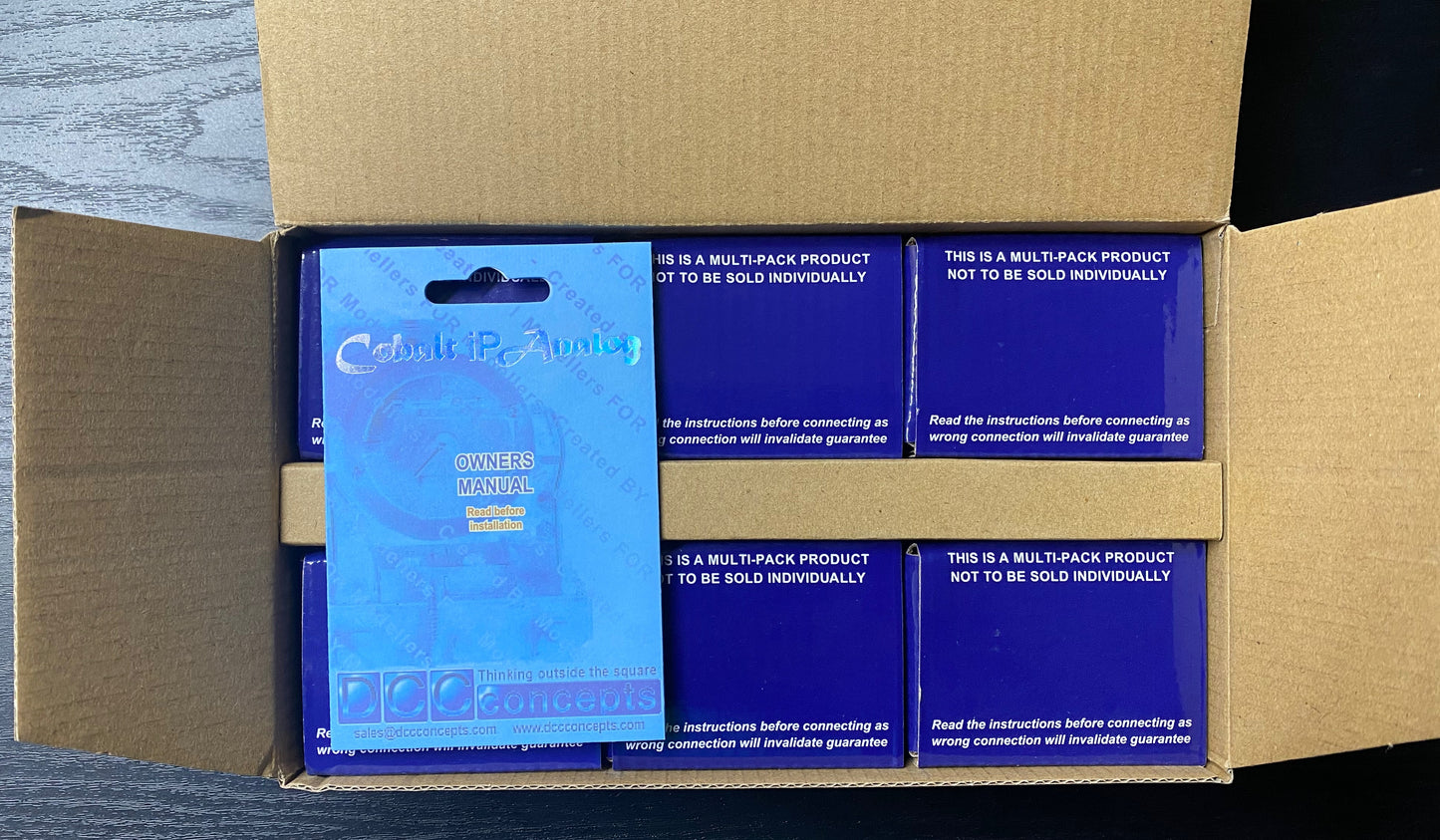 DCC Concepts Cobalt iP Analog Turnout Motor 6 Pcs DCP-CB6iP