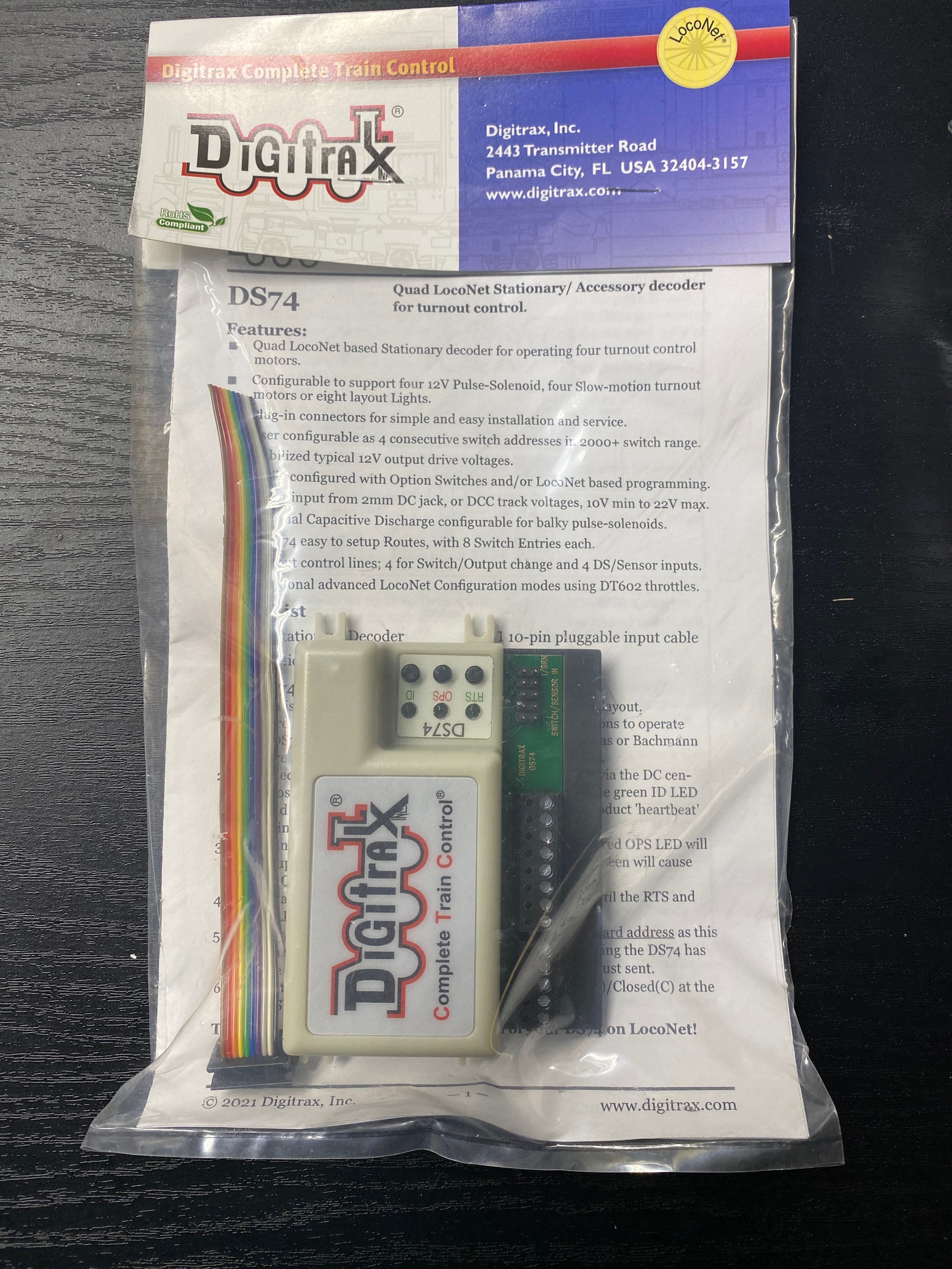 Digitrax DN167K0B DCC Decoder - N Drop-in Board for Kato F3 A & B Digitrax DN167K0B DCC Decoder - N Drop-in Board for Kato F3 A & B