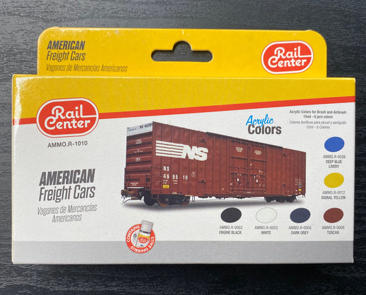 AMMO R-1010 American Freight Car Paint Set