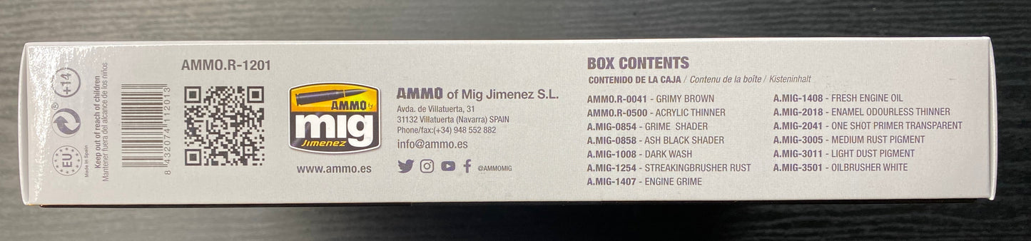 AMMO by Mig R1201 - American Trains All Weathering Products Solution Box