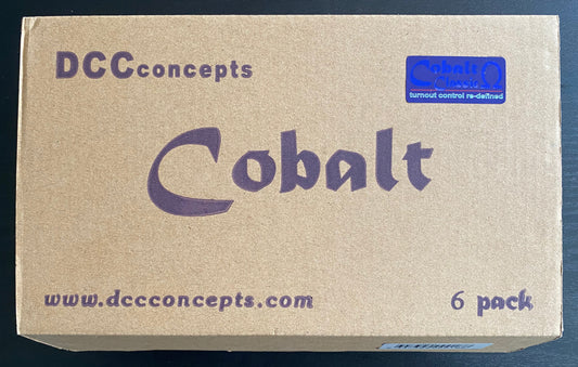DCC Concepts Cobalt Classic Omega Ω Turnout Motor 6 Pcs DCPCB6A