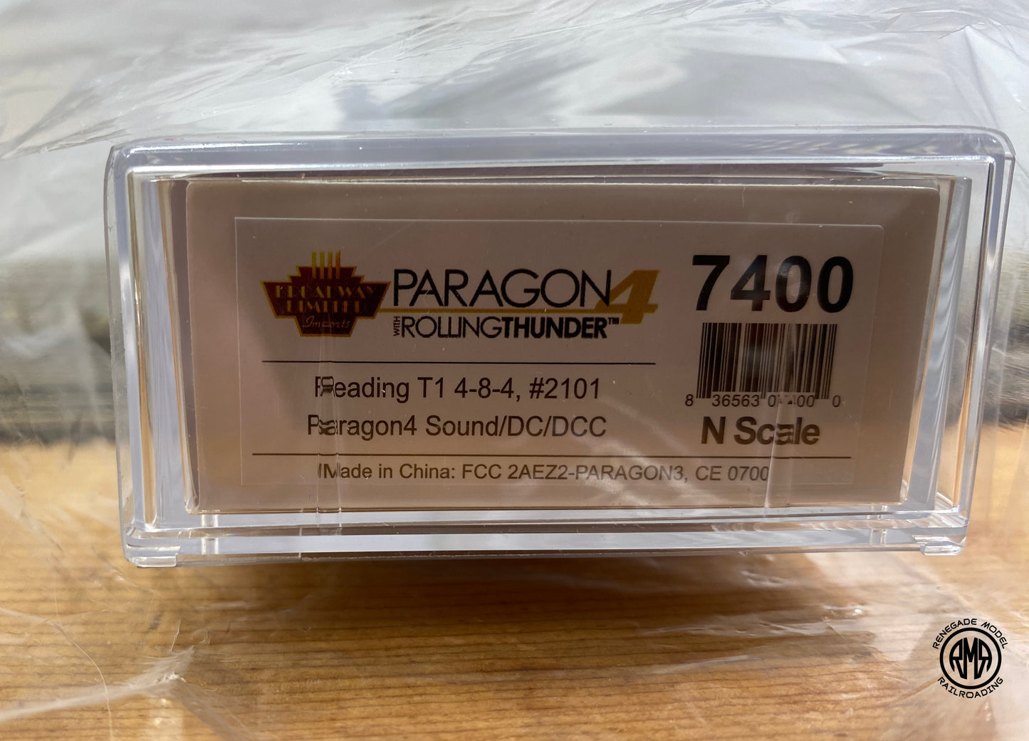 Broadway Limited 7400 N Reading T1 4-8-4 #2101 Paragon 4 Sound DC DCC Smoke
