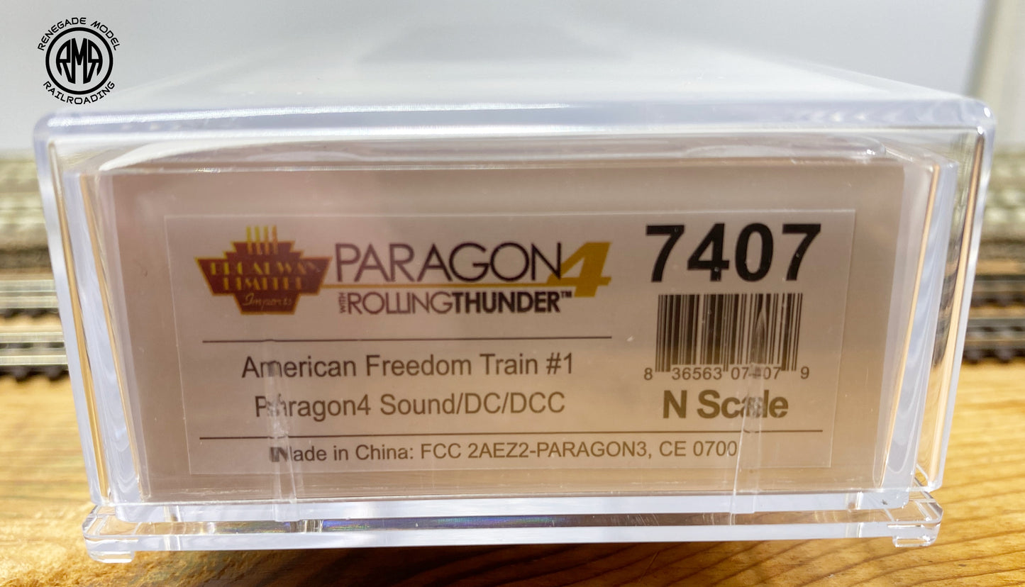 Broadway Limited 7407 N American Freedom T1 4-8-4 #1 Paragon4 DC DCC SMOKE