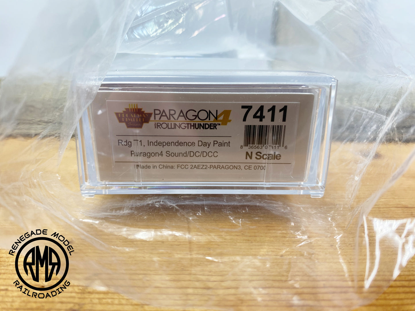 Broadway Limited 7411 N Reading T1 484 Independence Patriotic Paragon4 DCC Smoke