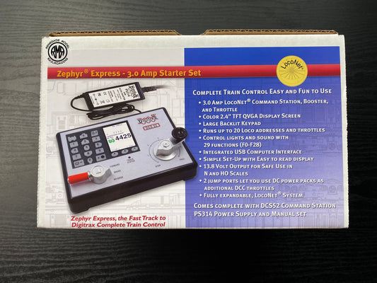 Digitrax New 2024 DCS52 Zephyr Express Starter Set DCC USA Edition