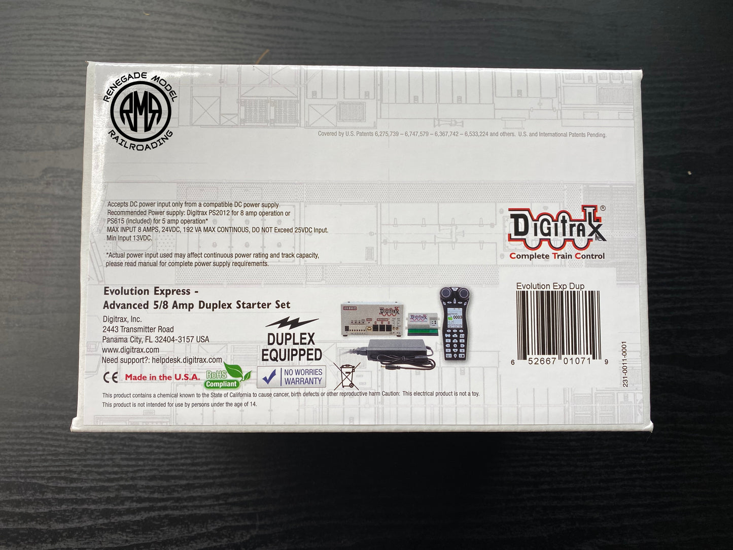 Digitrax EVOXD Evolution Express Advanced 5A/8A Duplex Starter Set 2024