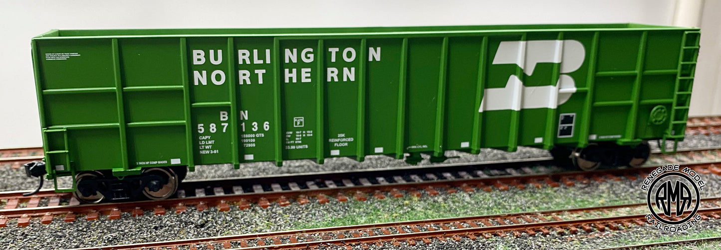 Walthers Mainline 910-6105 HO Scale Burlington Northern BN 61' Wood Chip Gondola