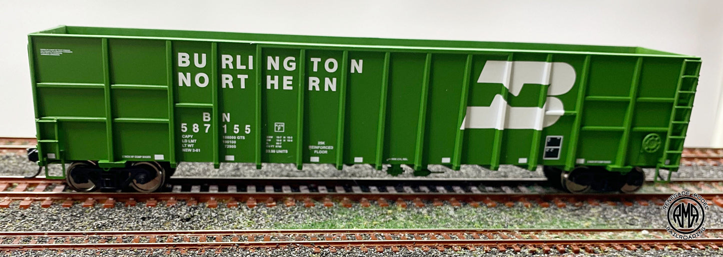 Walthers Mainline 910-6107 HO Scale Burlington Northern BN 61' Wood Chip Gondola