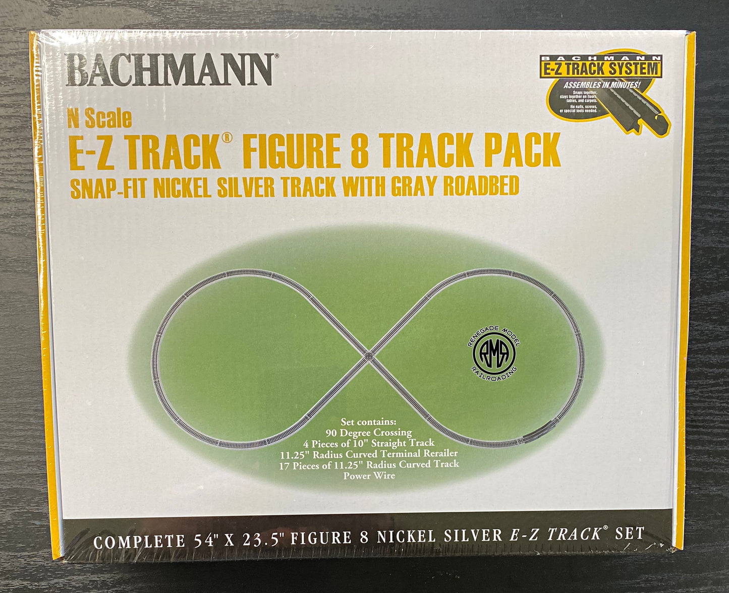 Bachmann 44878 N Scale Figure 8 Track Pack Set DC DCC