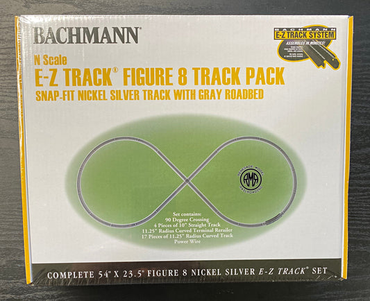 Bachmann 44878 N Scale Figure 8 Track Pack Set DC DCC
