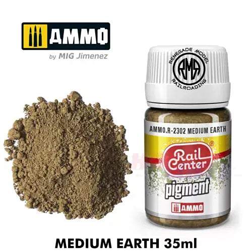 AMMO R2302 Medium Earth (35 ML) Acrylic Paints By Mig Jimenez