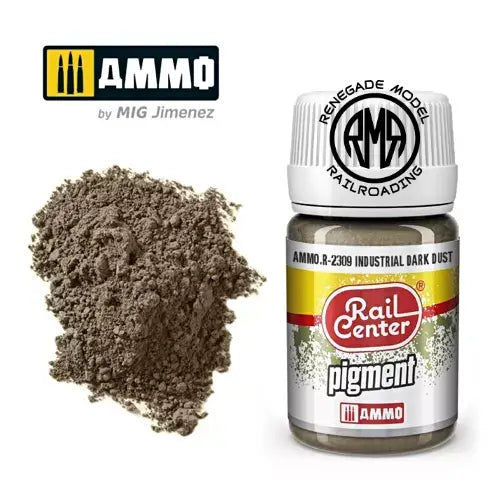 AMMO R2309 Industrial Dark Dust (35 ML) Acrylic Paints By Mig Jimenez