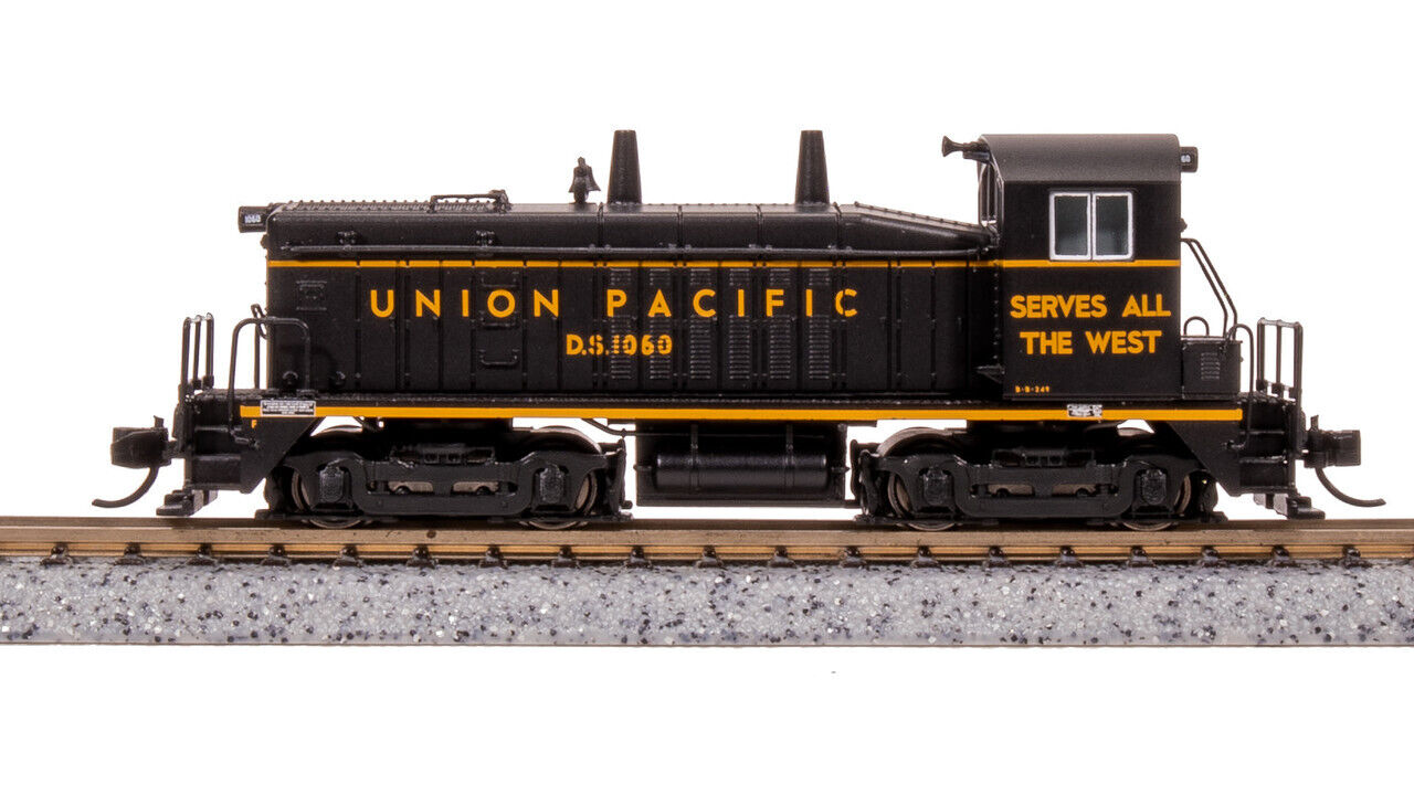 Broadway Ltd 7501 N Union Pacific EMD NW2 Diesel Locomotive Black & Yellow #1073