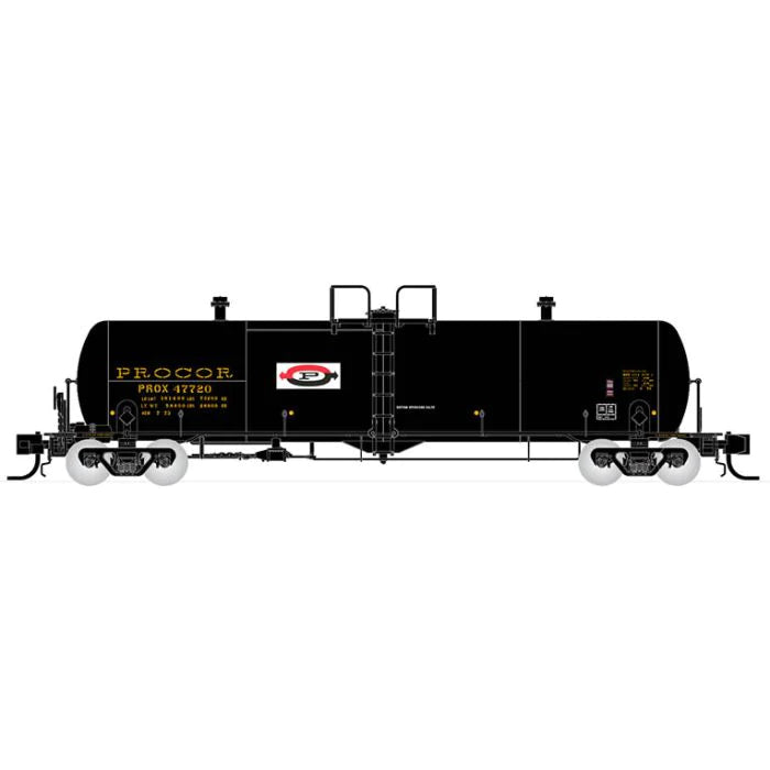 Rapido 535004 N Scale Procor PROX 20K Gal Single Tank Car#2 set of 6