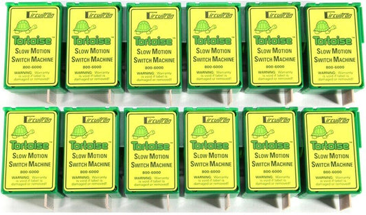 Circuitron 800-6012 Tortoise Slow Motion Switch Machine Pack of 12
