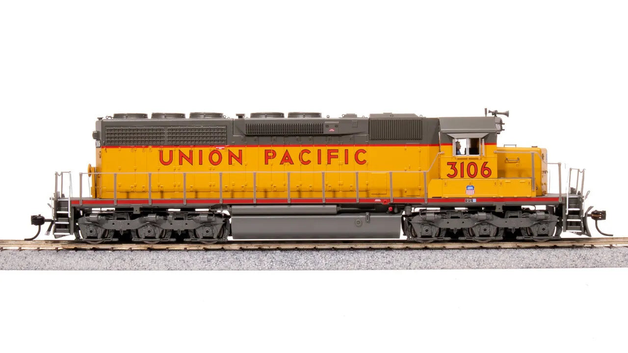 Broadway Limited 9048 HO Union Pacific EMD SD40 #3106 Yellow&Gray No Sound