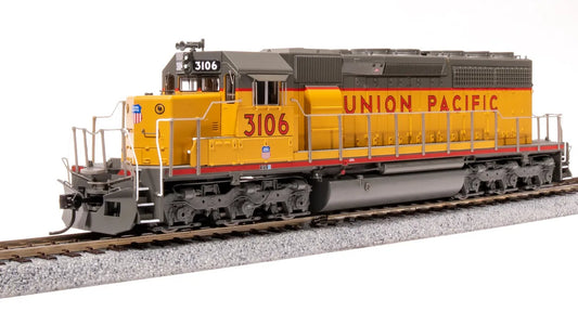 Broadway Limited 9048 HO Union Pacific EMD SD40 #3106 Yellow&Gray No Sound