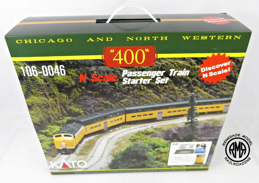 Kato 106-0046 N Chicago & North Western C&NW "400" Unitrack Starter Set
