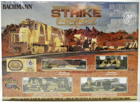Bachmann 00752 HO Scale Strike Force EMD GP40 Diesel Engine Train Set