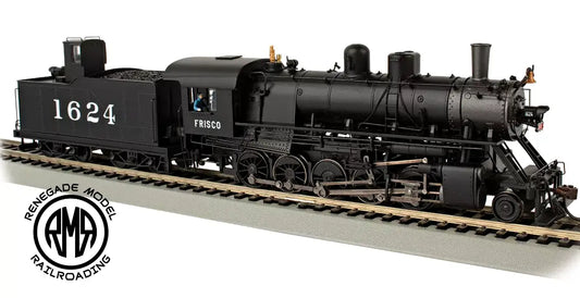 Bachmann 85403 HO Scale Frisco #1624 Decapod Locomotive DCC Wow Sound 2-10-0