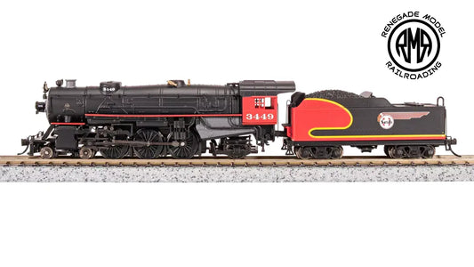 BLI 7982 N Heavy Pacific 4-6-2 ATSF #3449 Fantasy Paragon4 Sound DCC DC