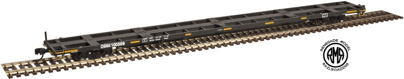 Atlas 50003478 N CWMX Trainman® 85' Trash Flat Car #100561