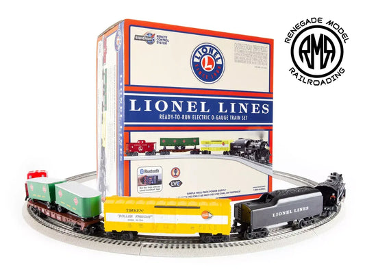 Lionel 2223060 O Scale Lionel Lines Mixed Freight LionChief Bluetooth 5.0 Set