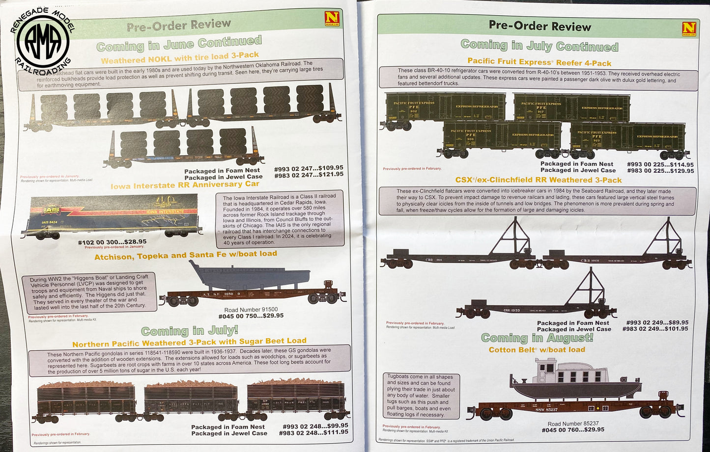 Micro Trains Ho Pre-Order