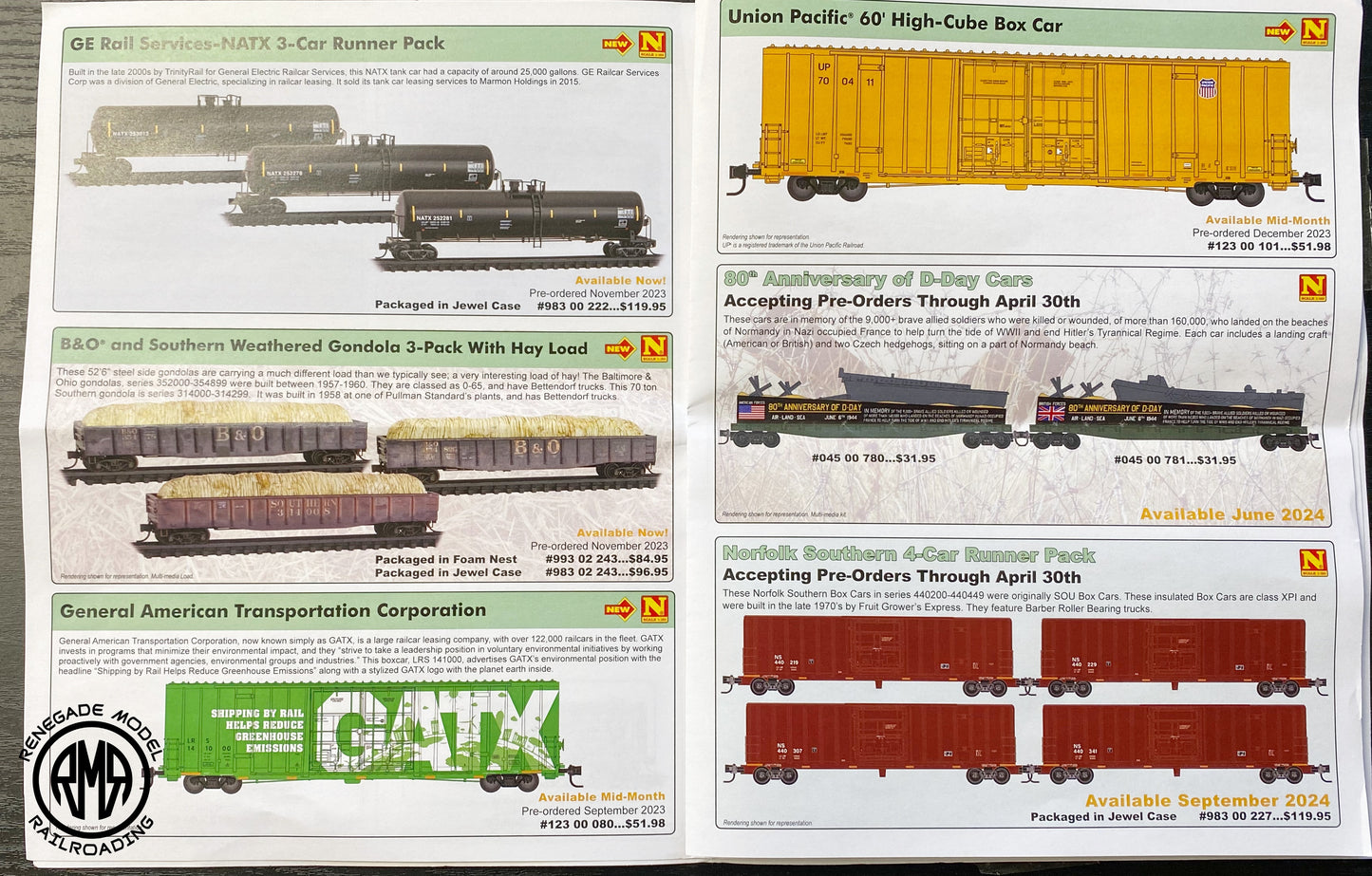 Micro Trains Ho Pre-Order