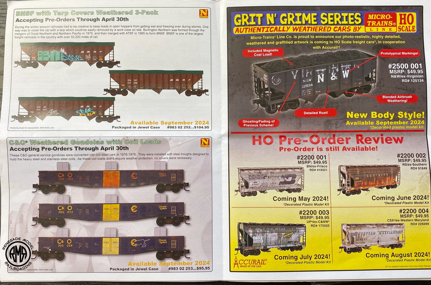 Micro Trains Ho Pre-Order