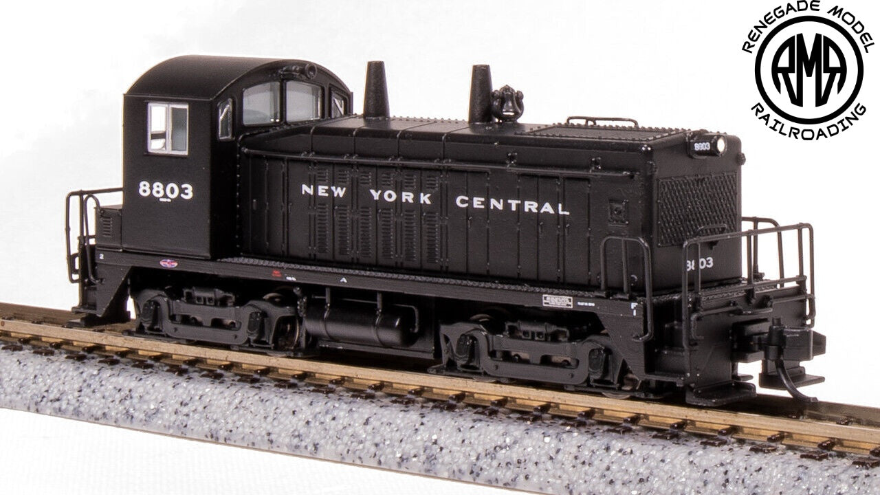 Broadway Limited 7497 N Scale NYC EMD NW2 Diesel Locomotive Black White #8809
