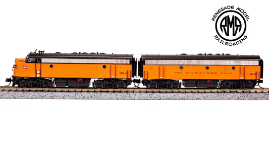 Broadway Limited 7755 N EMD F7 MILW 108A/111B Paragon 4 Sound DC DCC