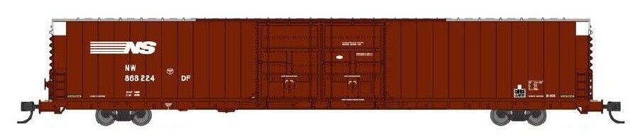 Bluford Shops 86670 N N&W Medium PS 86' Auto Parts Double Door Boxcar #868224