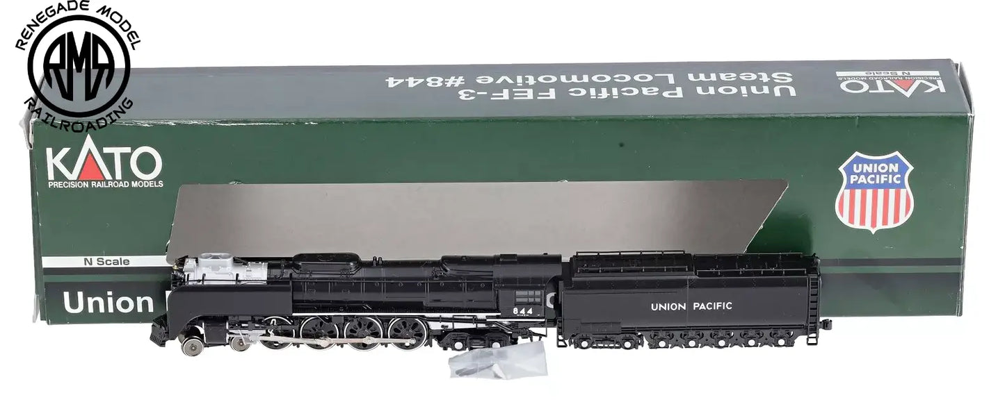 Kato 1260401DCC N Union Pacific FEF-3 4-8-4 Steam Locomotive #844 DCC