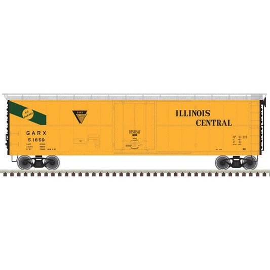 Atlas HO Scale Illinois Central 50' GARX Reefer #51654