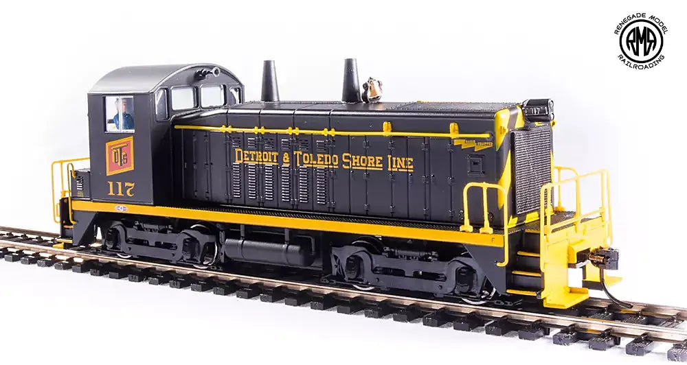 Broadway Limited 6745 HO EMD SW7 DTS 117 Black Yellow Paragon4 Sound DC DCC