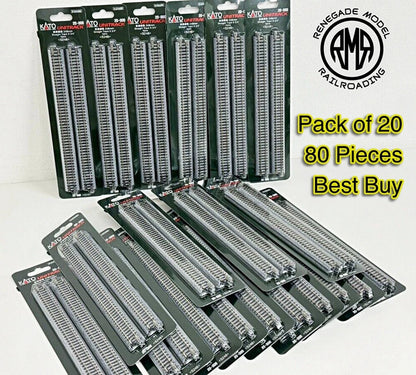 KATO 20-000 20 Packs N Scale Unitrack Straight (4 pcs) 248mm 9 3/4" S248 J